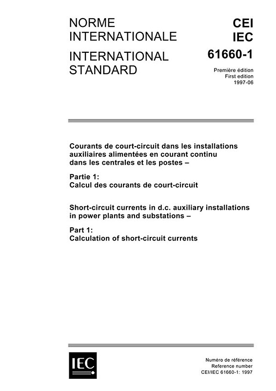 Cover IEC 61660-1:1997